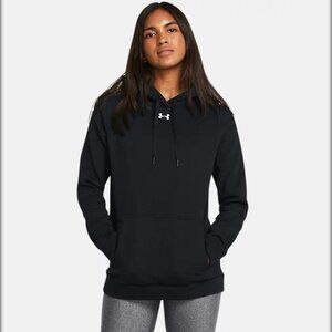 NWT Womens Girls Size Large Black Under Armour Loose Fit Hoddie